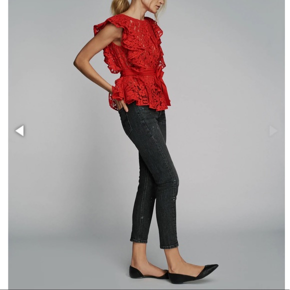 NWT- Marissa Webb Lace Top - Picture 2 of 10